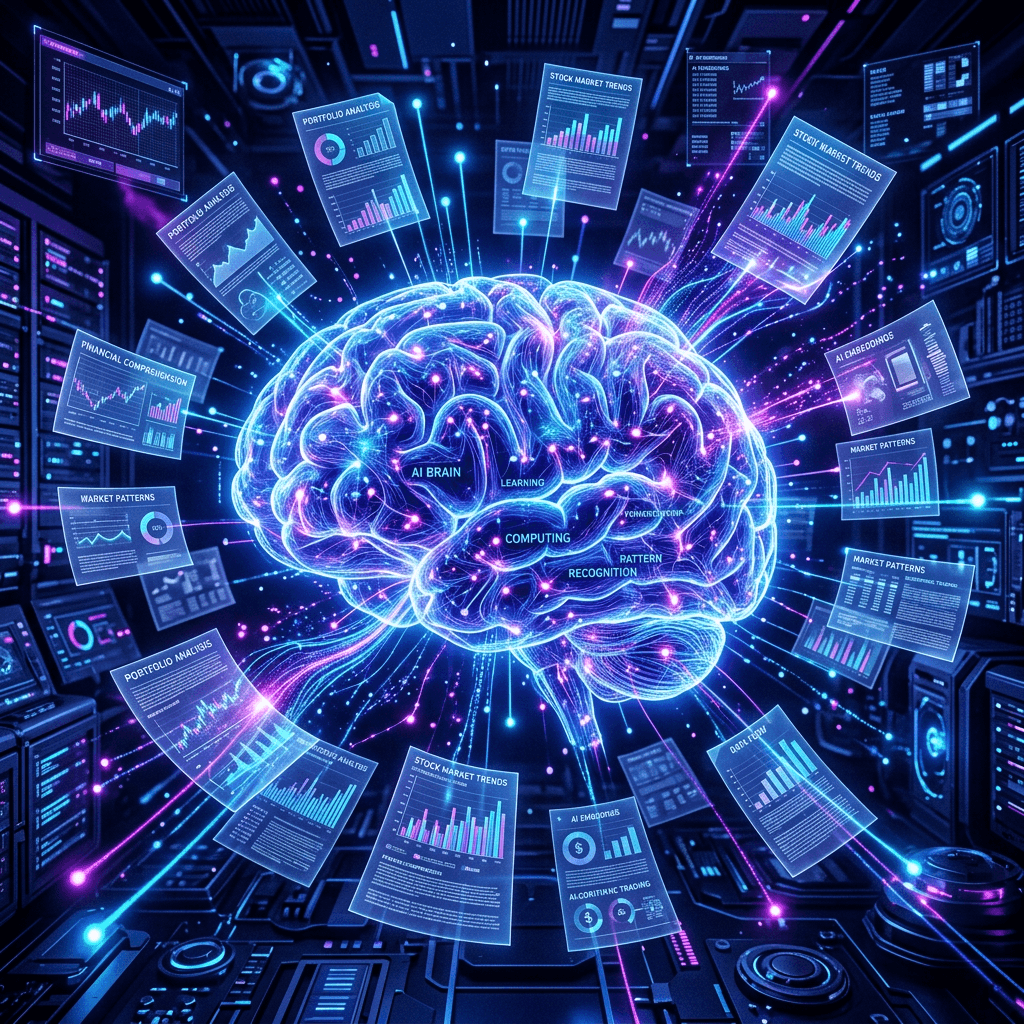 FopsAI AI-powered semantic matching — neural network processing financial documents