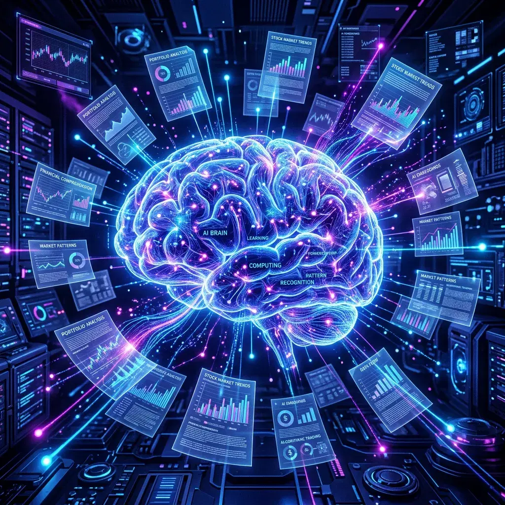 FopsAI AI-powered semantic matching — neural network processing financial documents